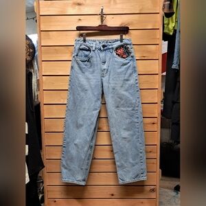 Vintage Ninth Hall Ambush Baggy Boyfriend Jeans with Embroidered Detail